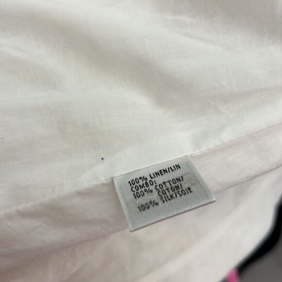 Lafayette 148 Jacket Elegant White Embroidered Women's Size 6 Embroidered Beaded - Picture 8 of 12